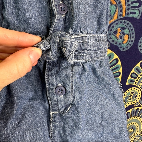 ⭐️5/15$⭐️ denim sleeveless romper - Picture 6 of 9